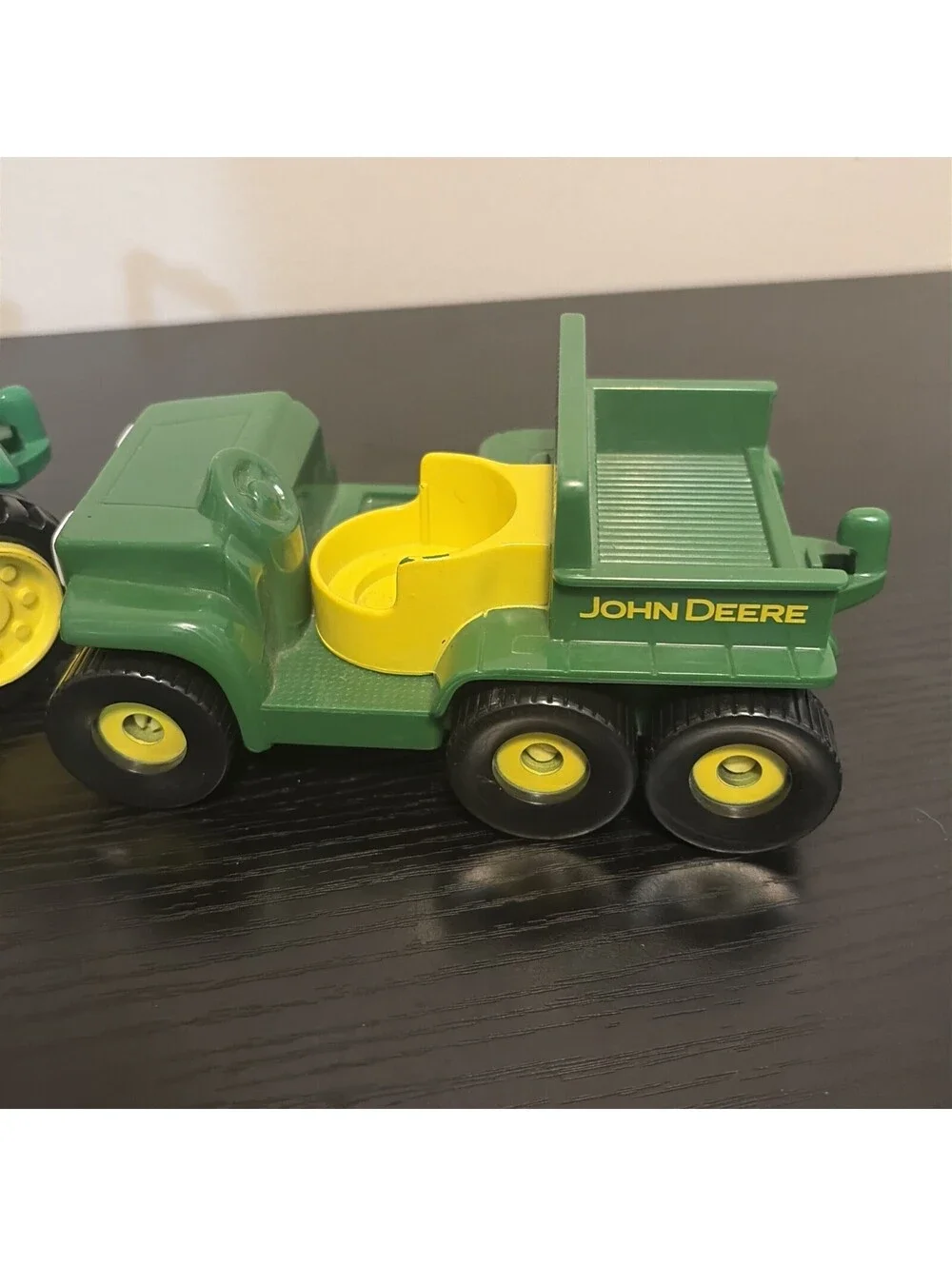 Toy John Deere Plastic Tractor And Gator With Little Drivers